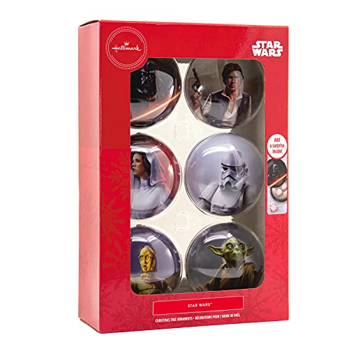 Hallmark Christmas Ornaments, Star Wars Metal Tins, Set of 6 - $6.48 - Amazon