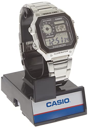 Casio Men's Stainless Steel Digital Watch - $22.49 - Amazon