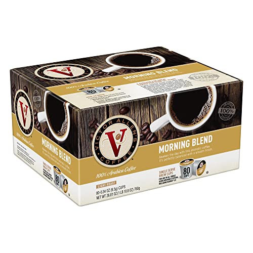 80-Count Victor Allen's Morning Blend Coffee K-Cups (Light Roast) - $18.98 /w S&S - Amazon