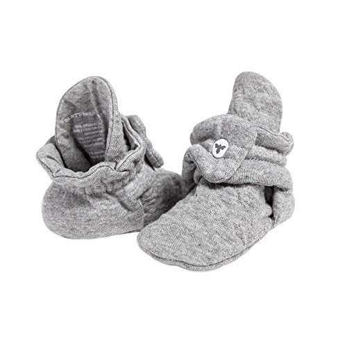 Burt's Bees Baby Unisex Baby - Baby Booties, Organic Cotton Adjustable Infant Shoes Slipper Sock - $7.19 - Amazon
