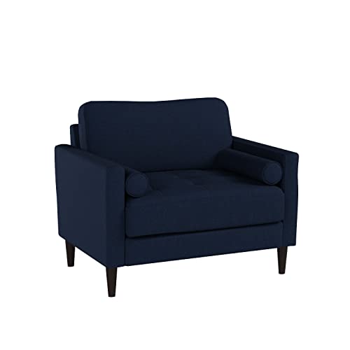 Lifestyle Solutions Lexington Armchair, 39.8" W x 31.1" D x 33.5" H, Navy Blue - $164.28 + F/S - Amazon