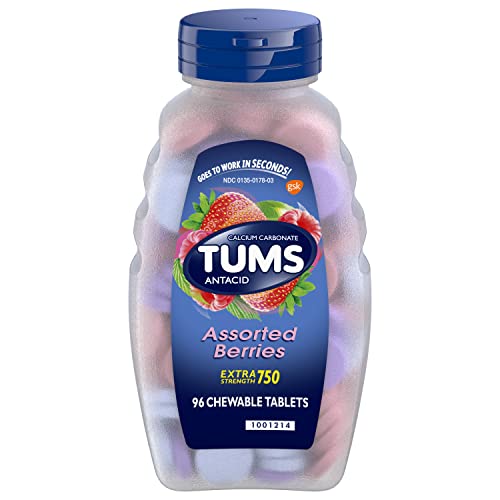 96-Count TUMS Antacid Chewable Tablets (Assorted Berries) - $2.51 /w S&S - Amazon