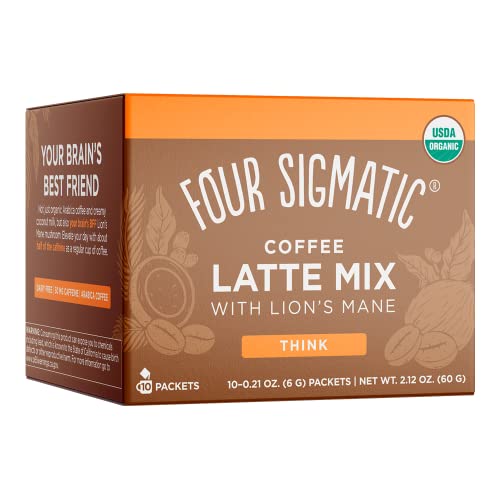 Mushroom Coffee Latte by Four Sigmatic, 10 Count - $9.71 /w S&S - Amazon