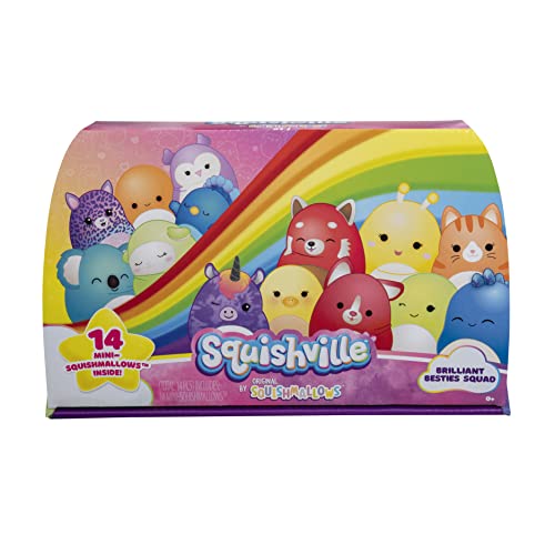 14-Pack Squishville Mini Squishmallows Brilliant Besties Plushies - $17.00 - Amazon