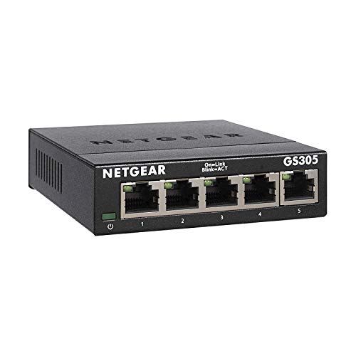 NETGEAR 5-Port Gigabit Ethernet Unmanaged Switch (GS305) - $14.99 - Amazon