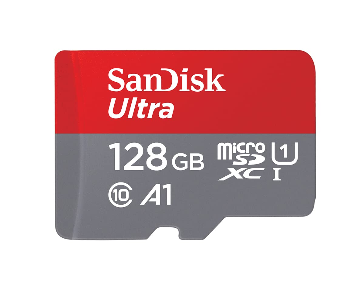 SanDisk 128GB Ultra microSDXC UHS-I Memory Card with Adapter - $13.49 - Amazon