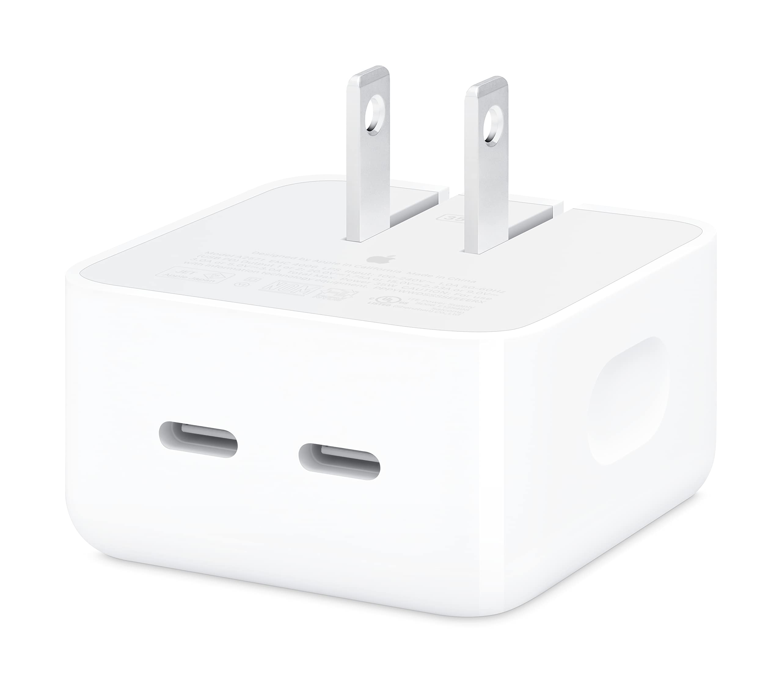 Apple 35W Dual USB-C Port Compact Power Adapter - $44.00 + F/S - Amazon