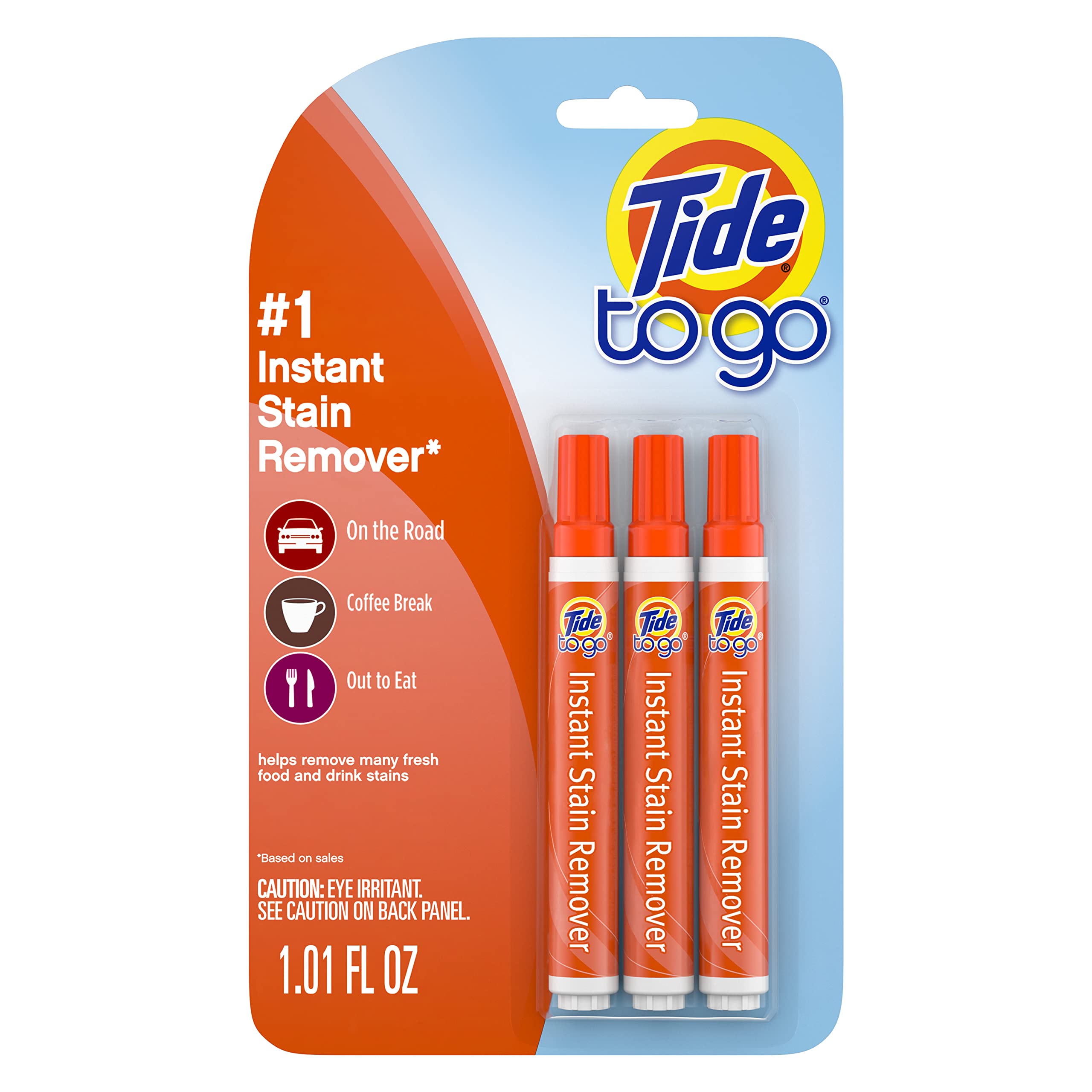 3-Count Tide To Go Instant Stain Remover Liquid Pen - $5.60 /w S&S - Amazon