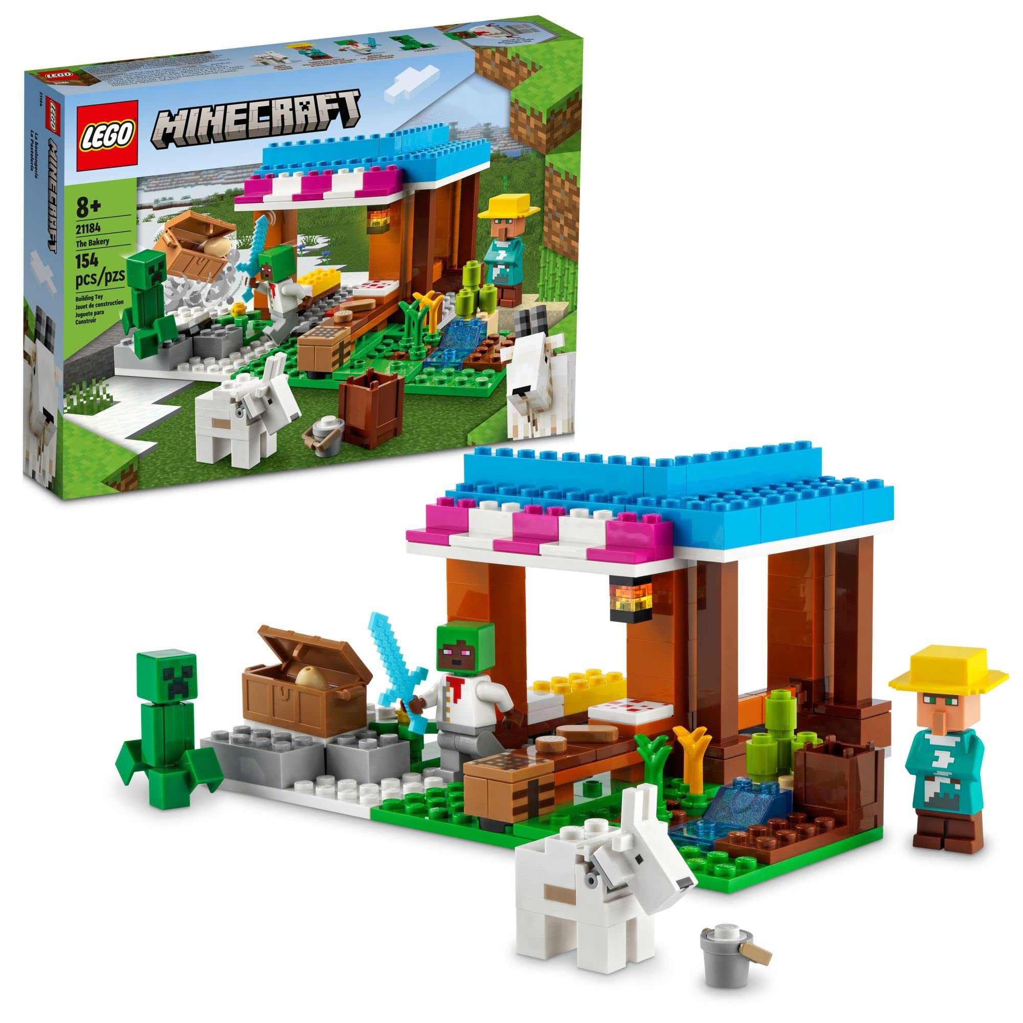 157-Piece LEGO Minecraft The Bakery 21184 - $12.28 - Amazon