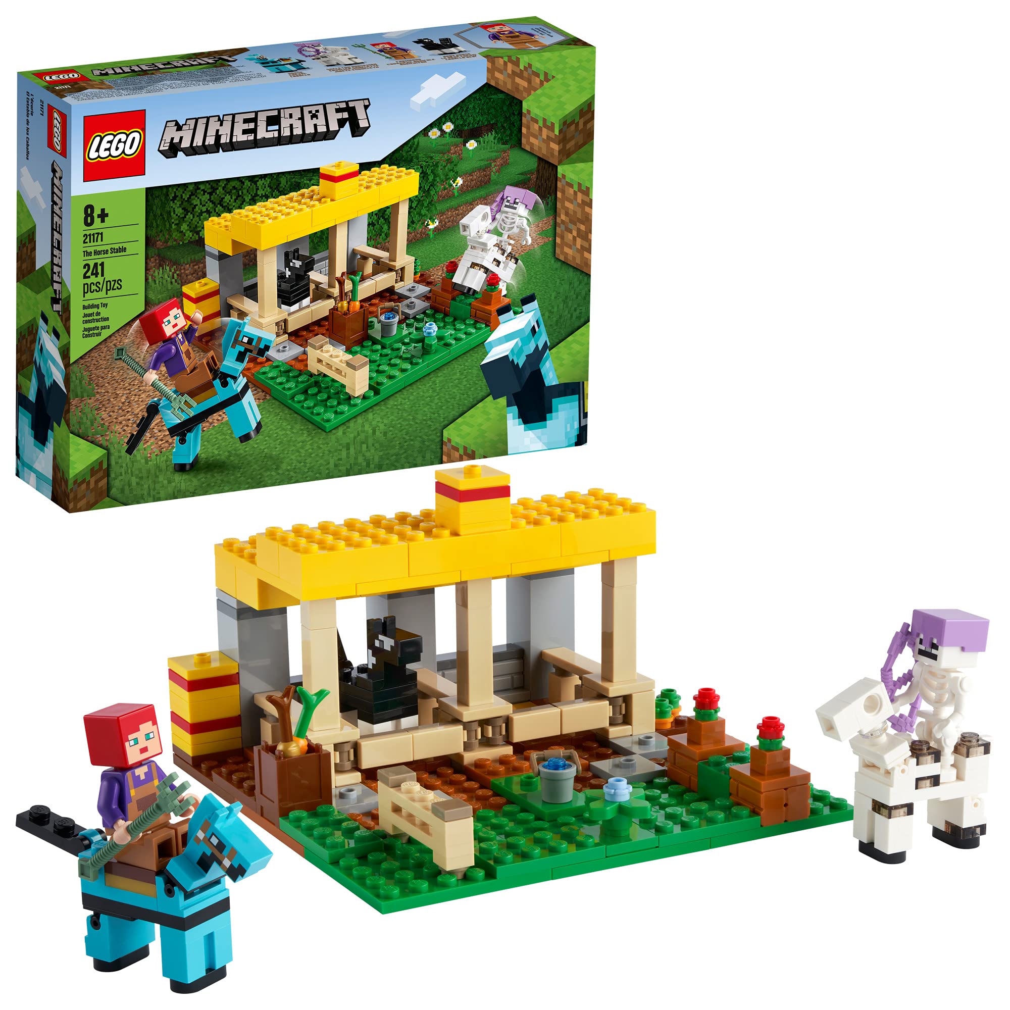 LEGO Minecraft The Horse Stable 21171 (241 Pieces) - $11.48 - Amazon