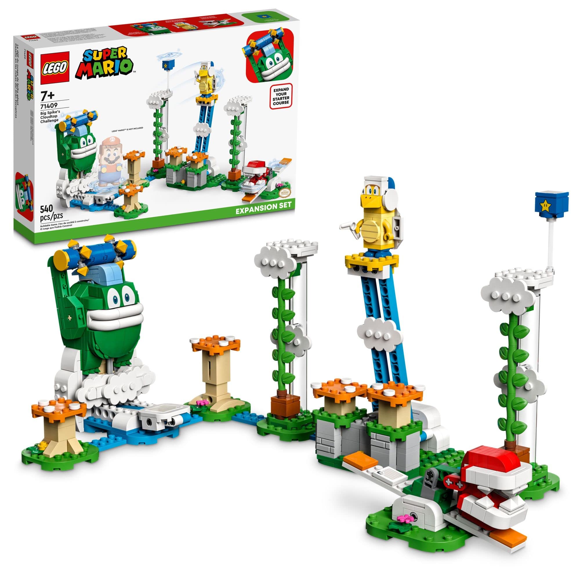 $40.00: LEGO Super Mario Big Spike’s Cloudtop Challenge Expansion Set 71409
