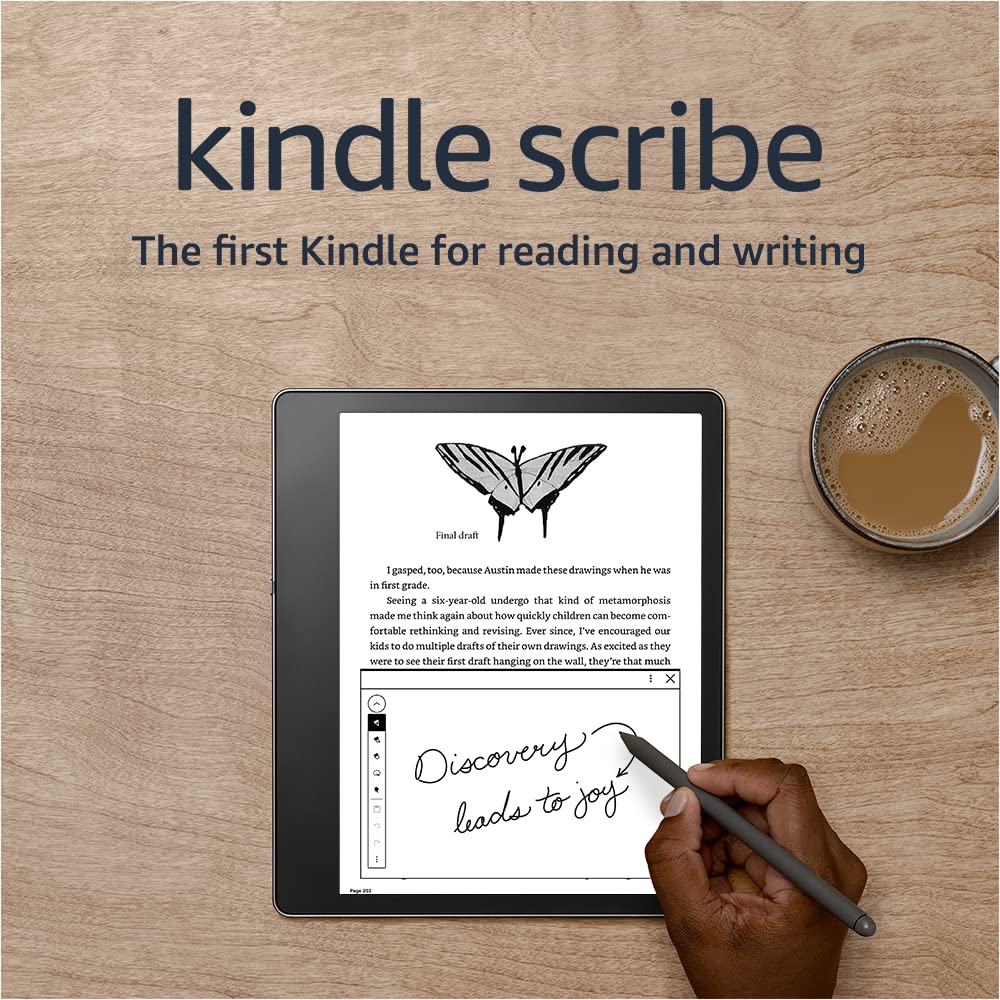 $279.99: Kindle Scribe (16 GB) for notetaking and organizing - with Premium Pen included, 10.2“ 300 ppi Paperwhite display