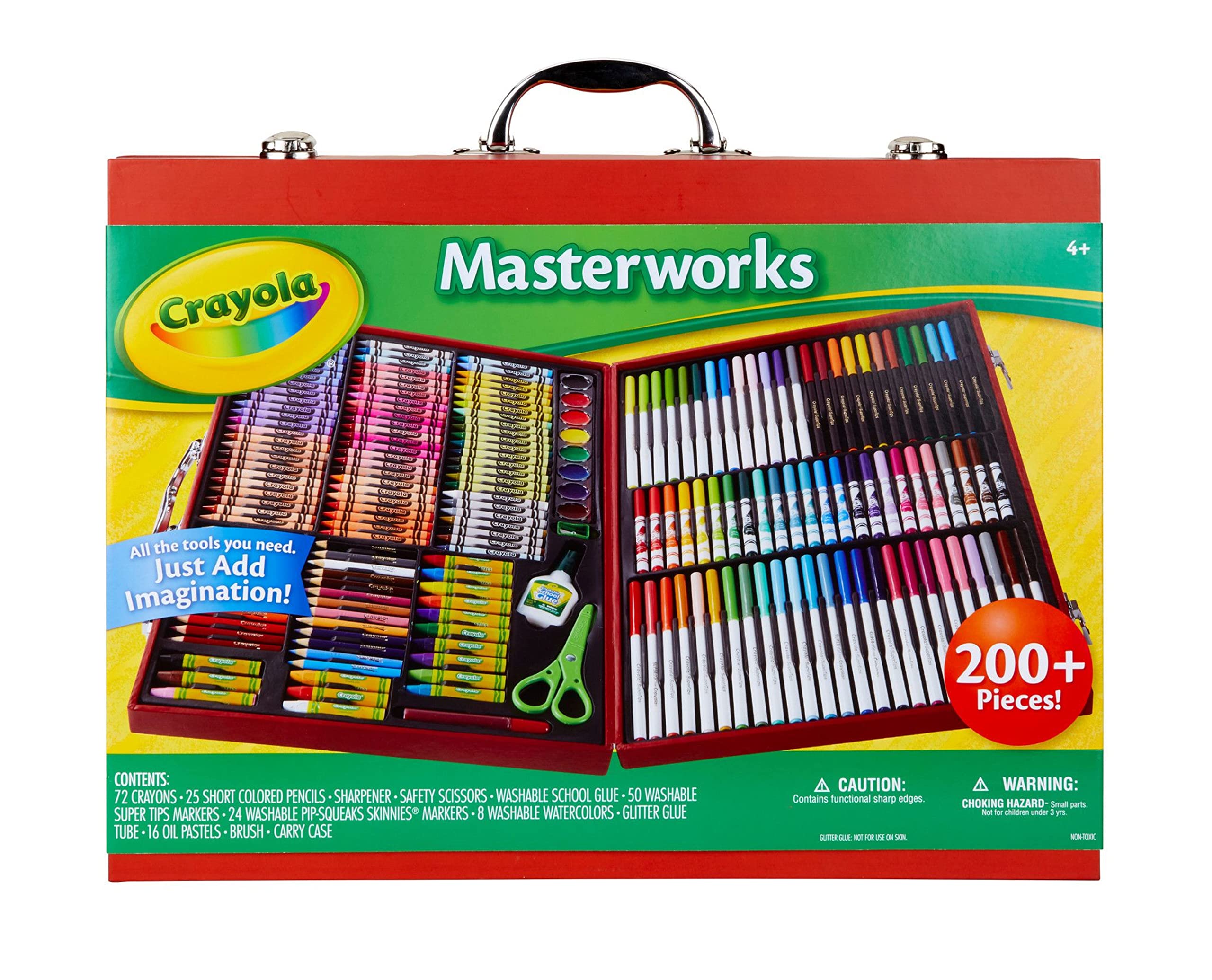 $26.28: Crayola Masterworks Art Case (200+ Pcs), Art Set