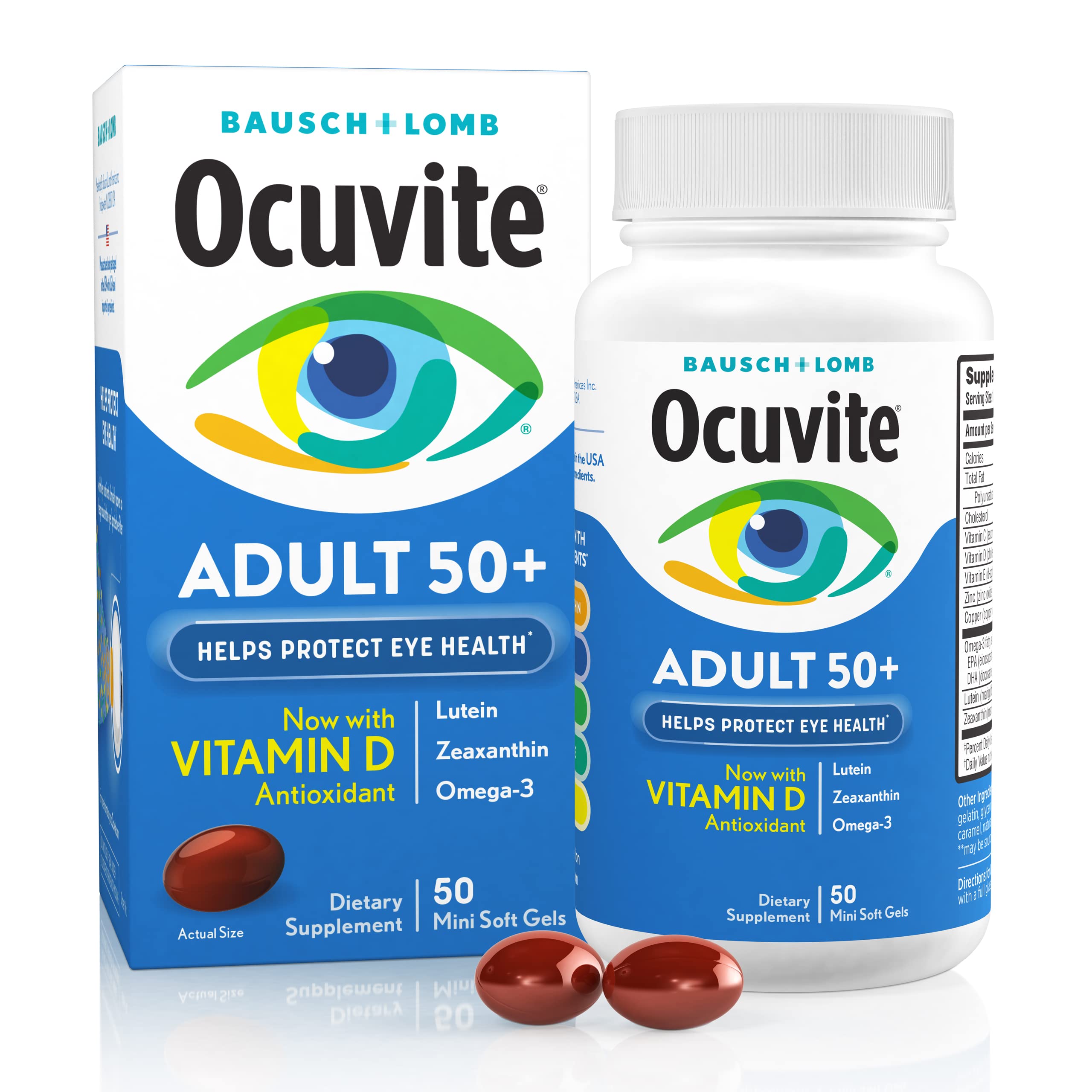$8.17 /w S&S: Ocuvite Eye Vitamin & Mineral Supplement, 50 Count