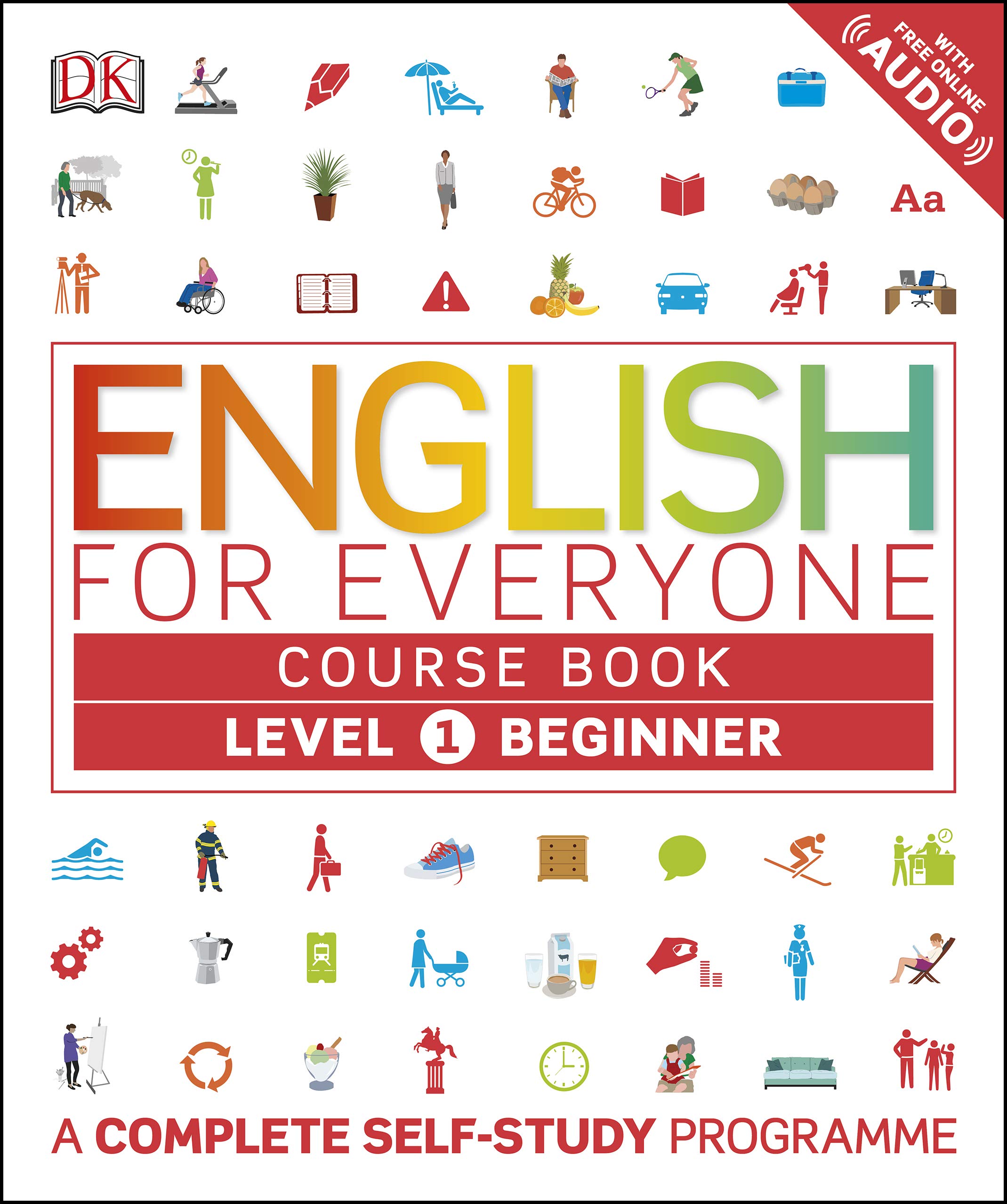 English for Everyone: Level 1: Beginner, Course Book: A Complete Self-Study Program (Kindle eBook) by DK $1.99
