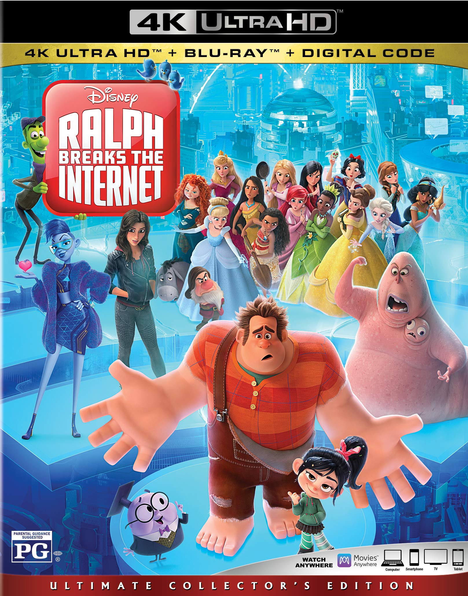 $8.00: Ralph Breaks the Internet (4K UHD + Blu-ray + Digital)