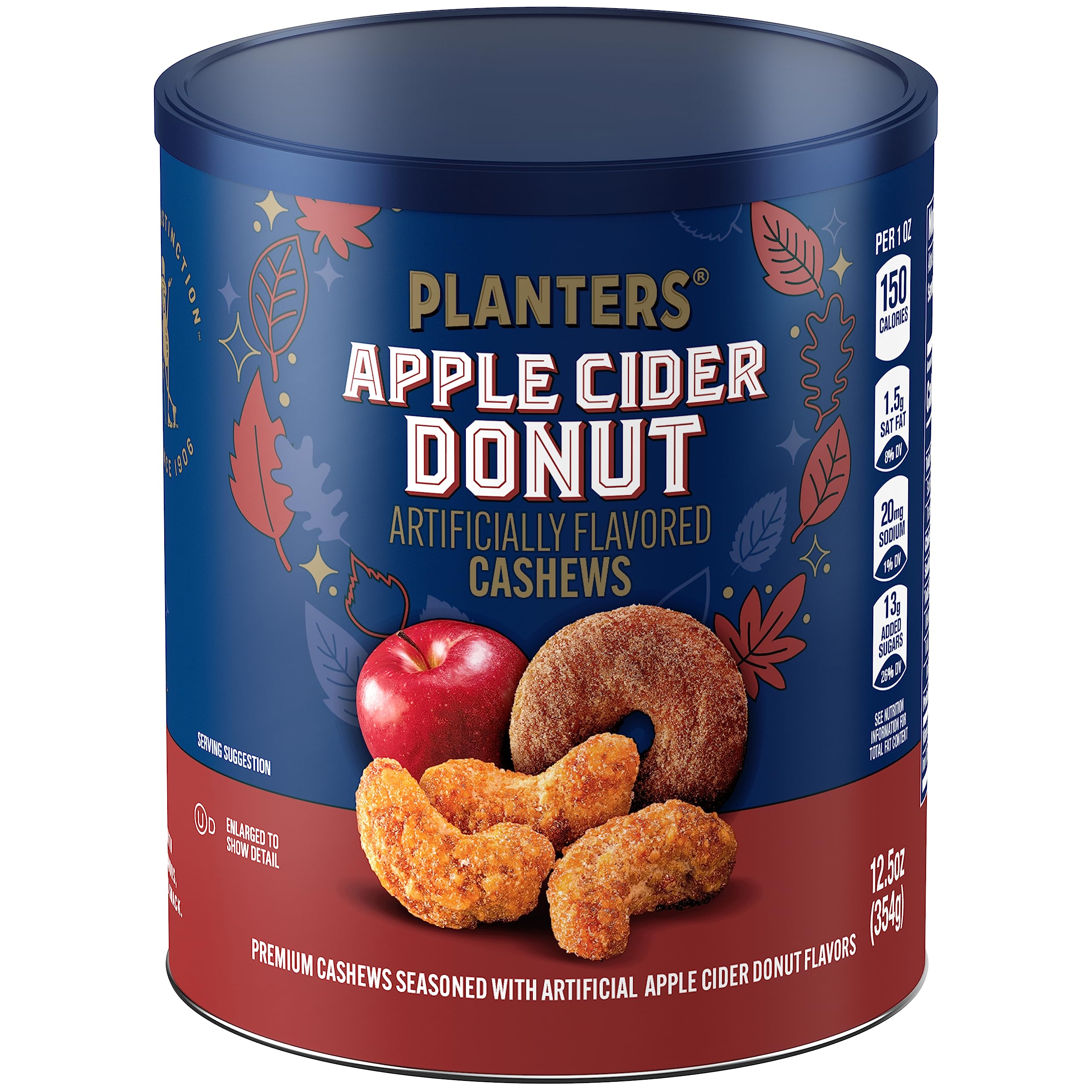 $7.49: 12.5-Oz Planters Apple Cider Donut Cashews