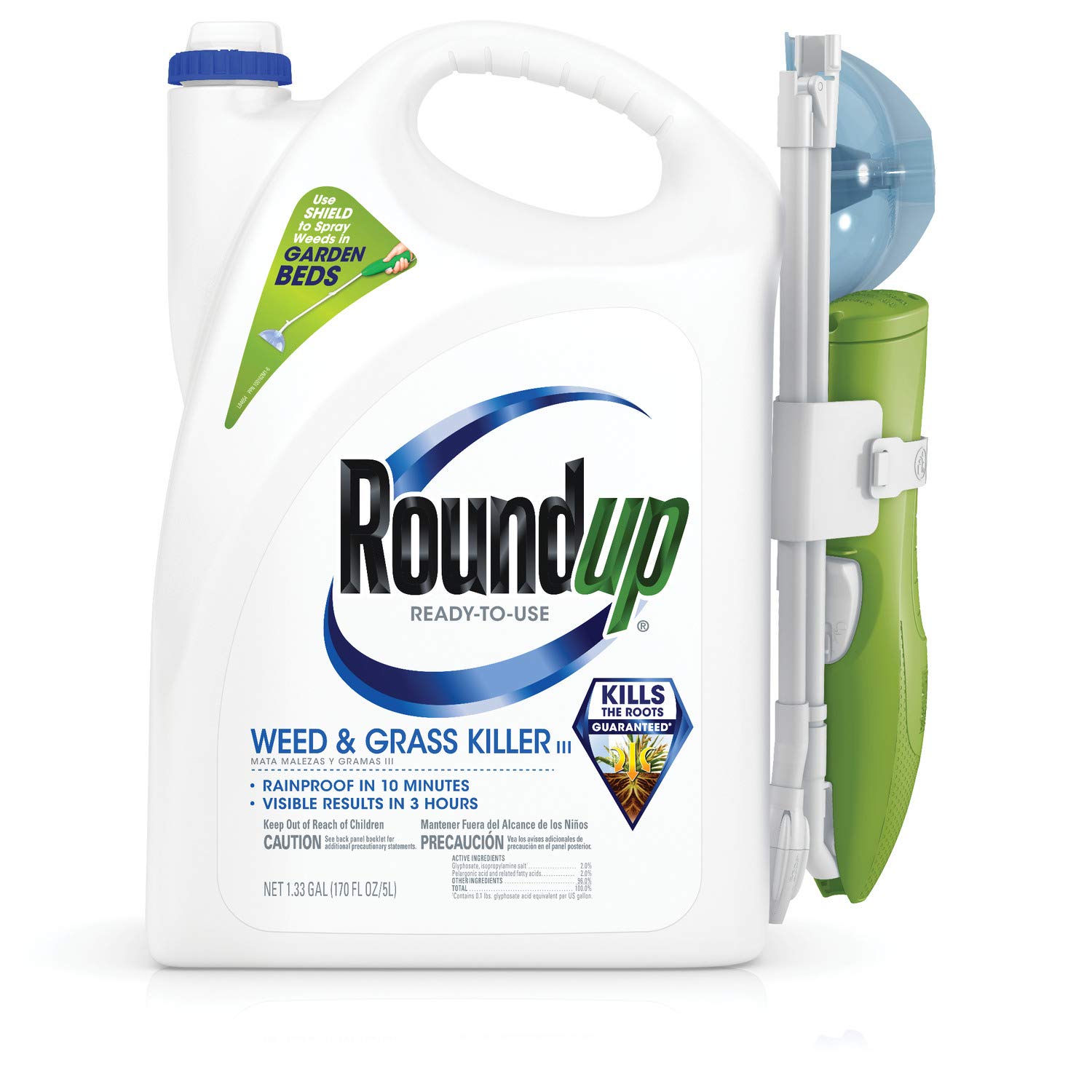 $17.73: Prime Members: Roundup Ready-To-Use Weed & Grass Killer III, 1.33 gal.