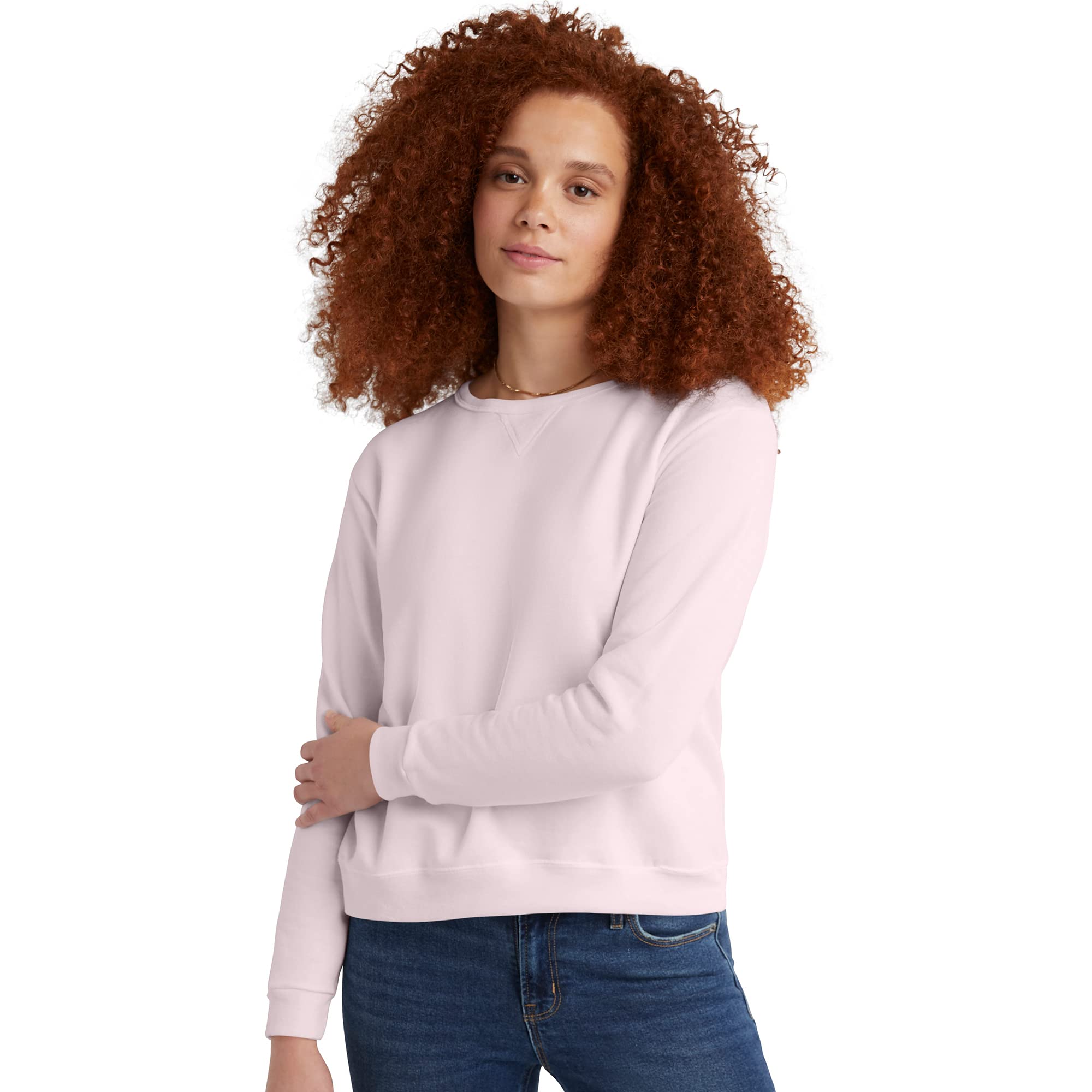 $8.31: Hanes Women’s Crewneck Sweatshirt