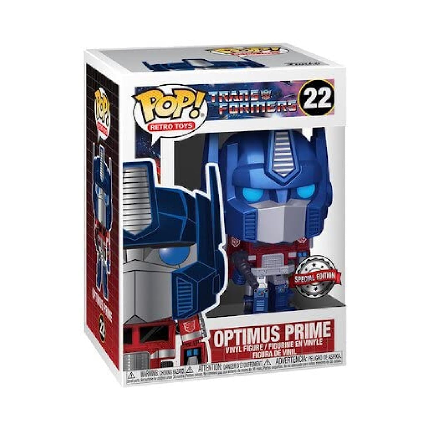 $4.99 (Prime Members): Funko Pop! Retro Toys: Transformers Metallic Optimus Prime
