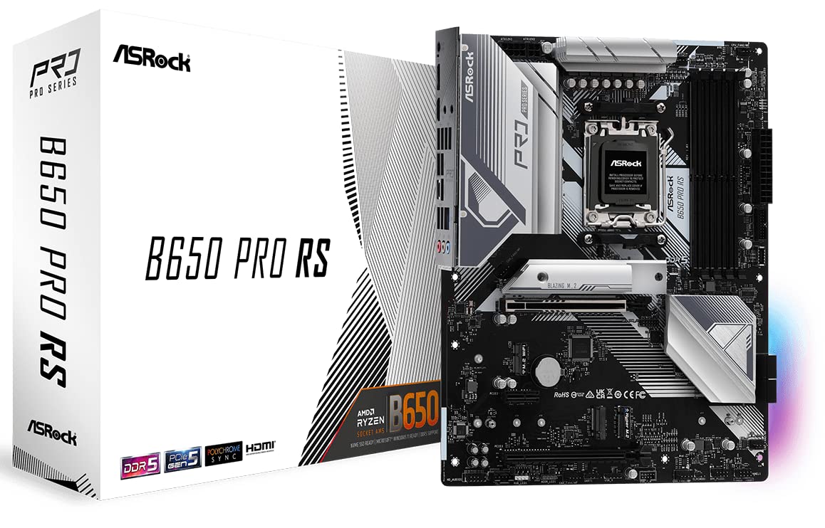 $139.99: ASRock B650 PRO RS AMD Ryzen 7000 Series Processors Motherboard