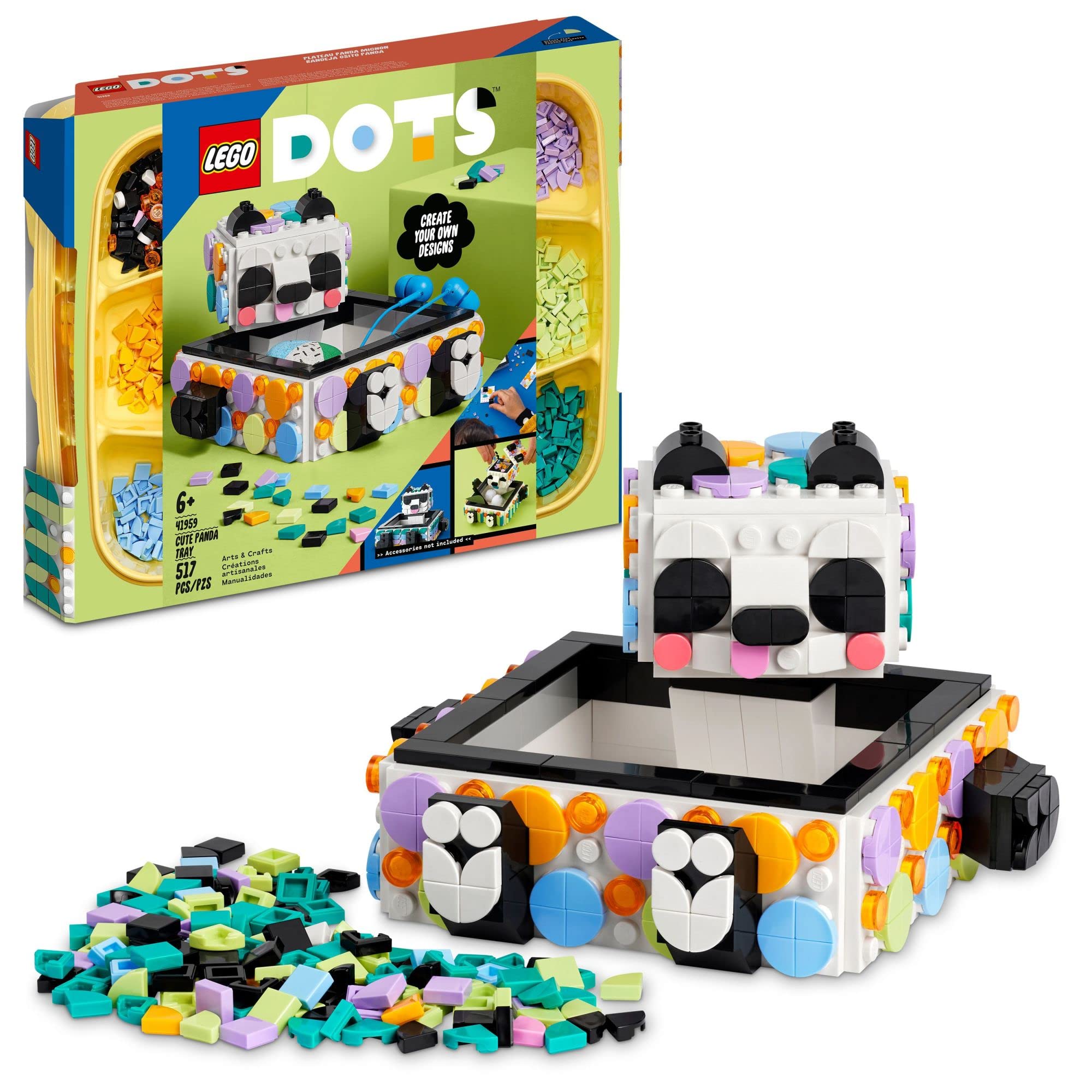 $13.99: LEGO DOTS Cute Panda Tray 41959