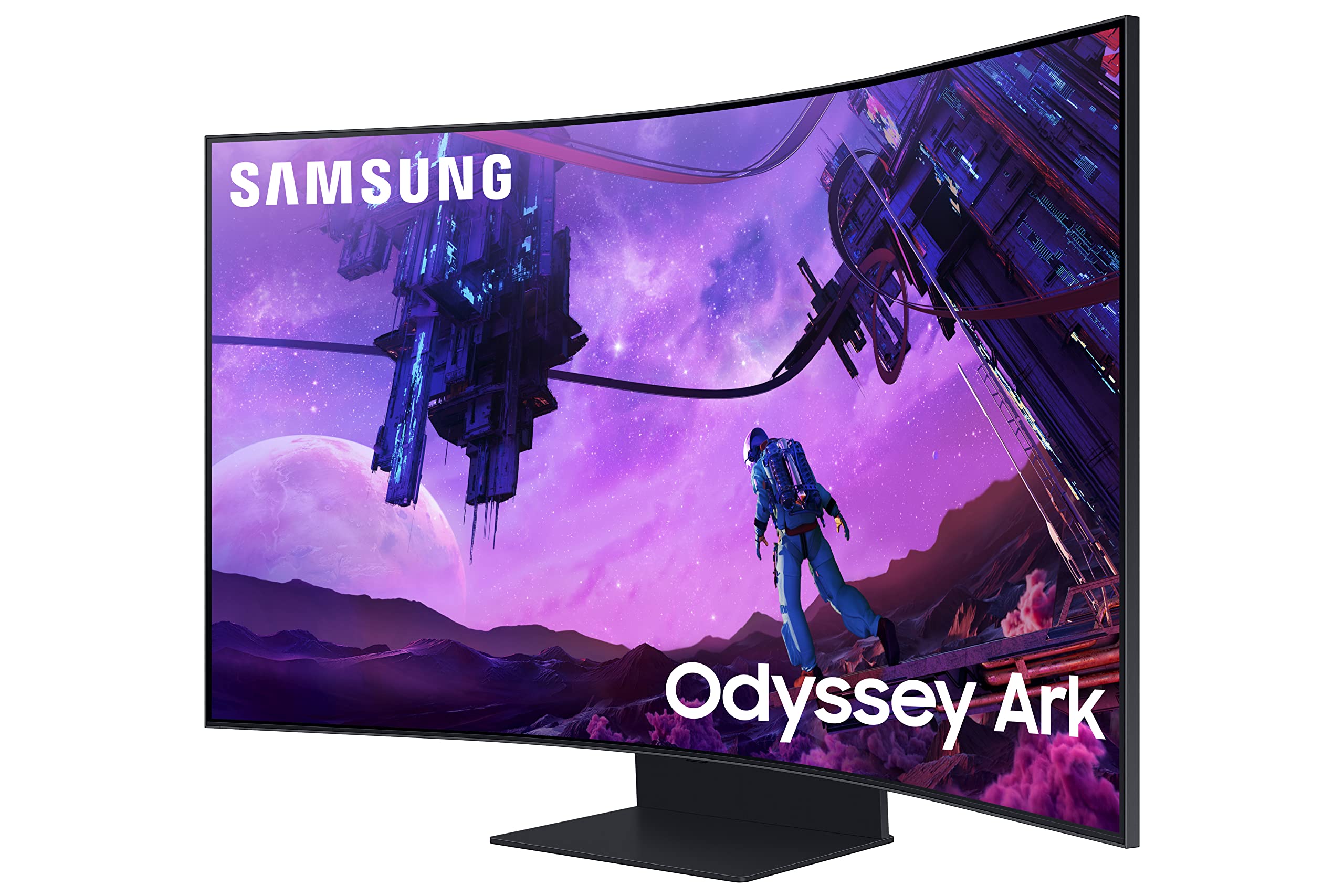 $1799.99: Samsung Odyssey Ark 55-Inch Curved Gaming Screen, 4K UHD 165Hz