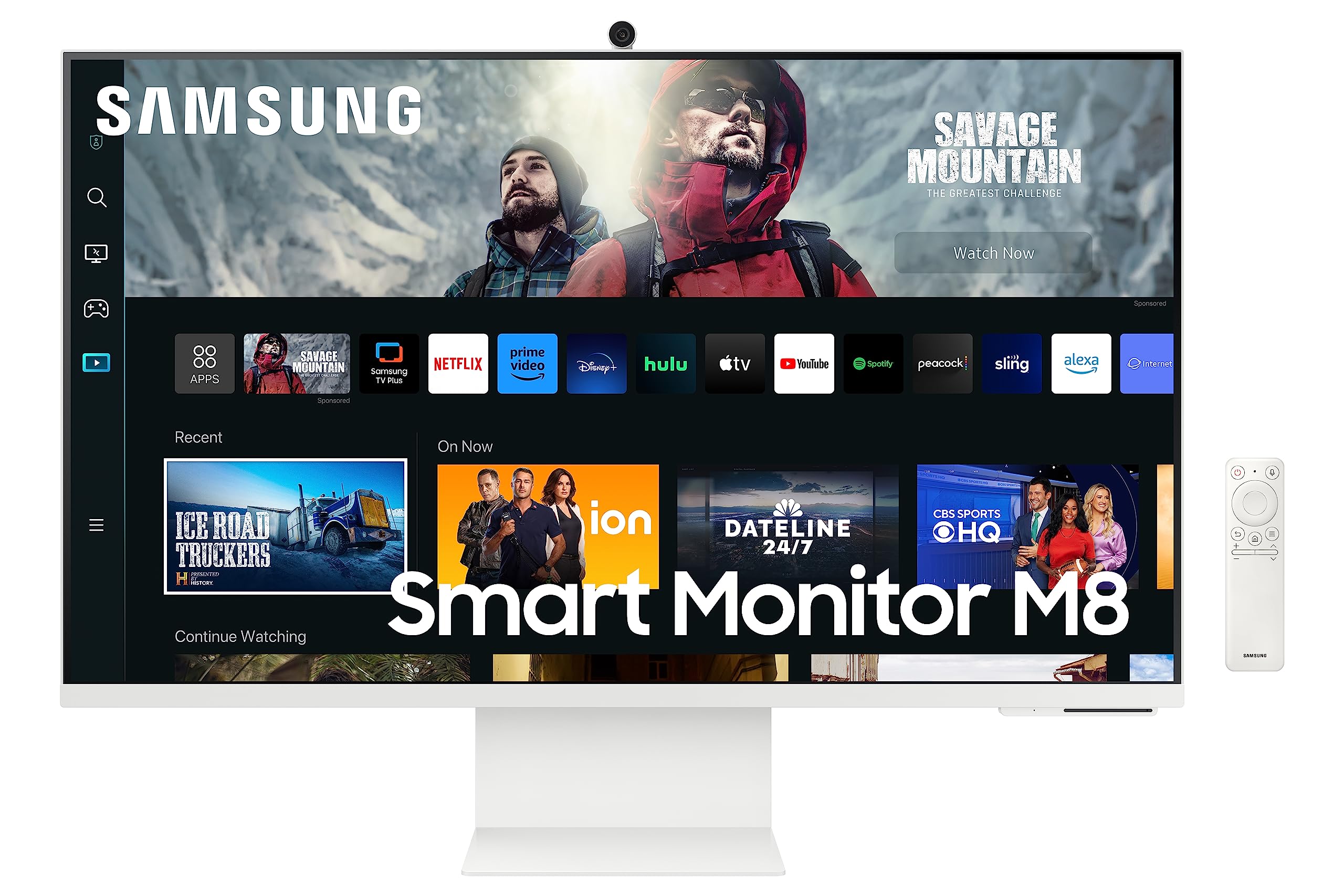 $399.99: SAMSUNG 32" M80C UHD HDR Smart Computer Monitor Screen with Streaming TV