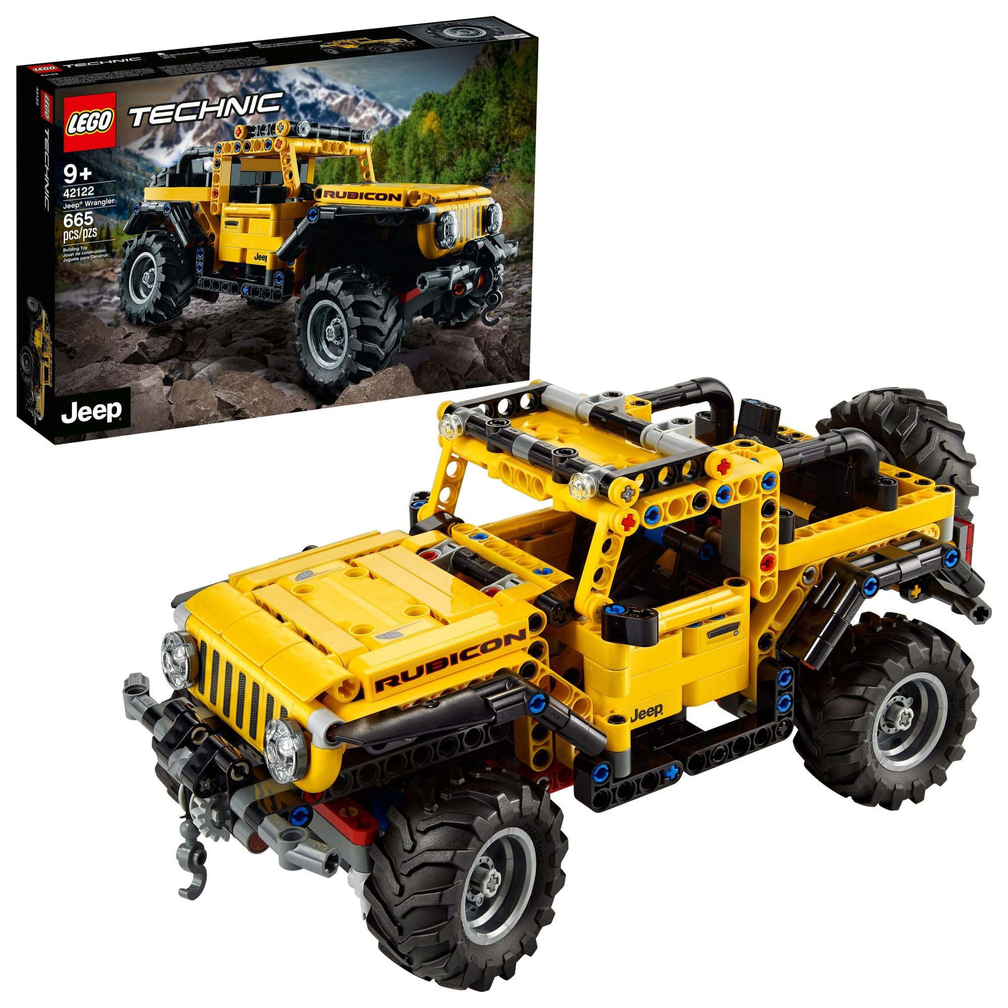 $25.00: LEGO Technic Jeep Wrangler 4x4 Toy Car 42122