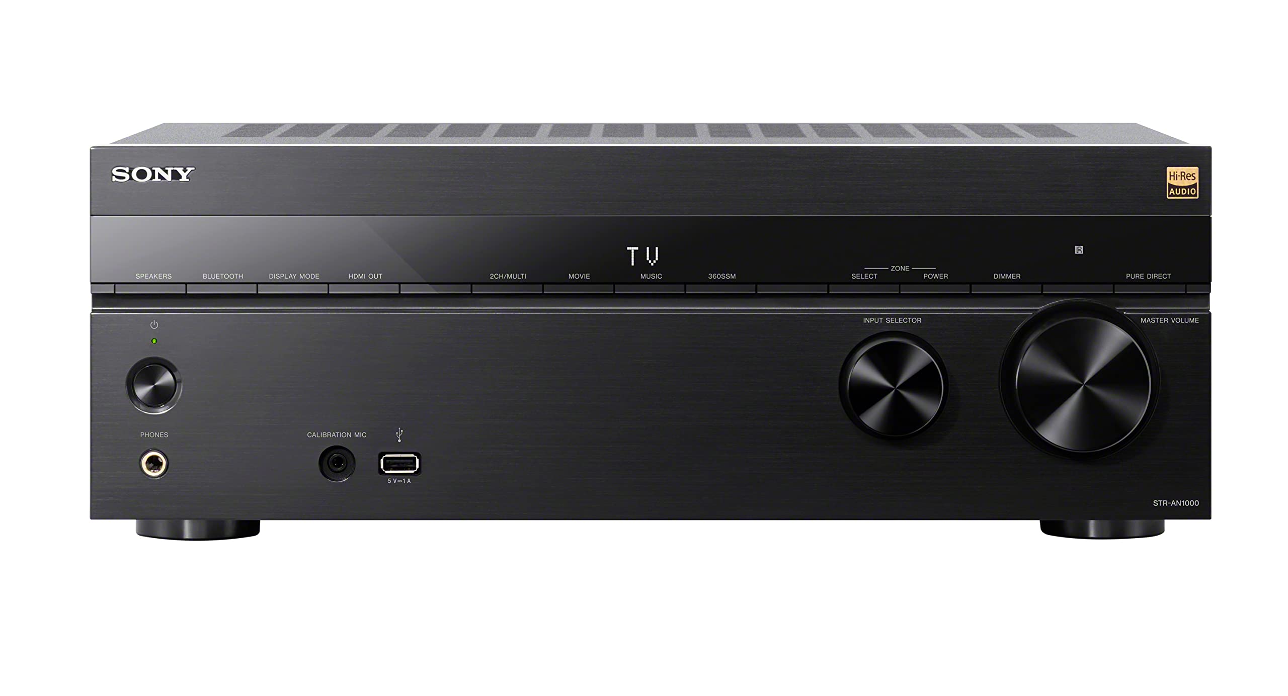 $598.00: Sony STR-AN1000 7.2 CH Surround Sound Home Theater 8K A/V Receiver