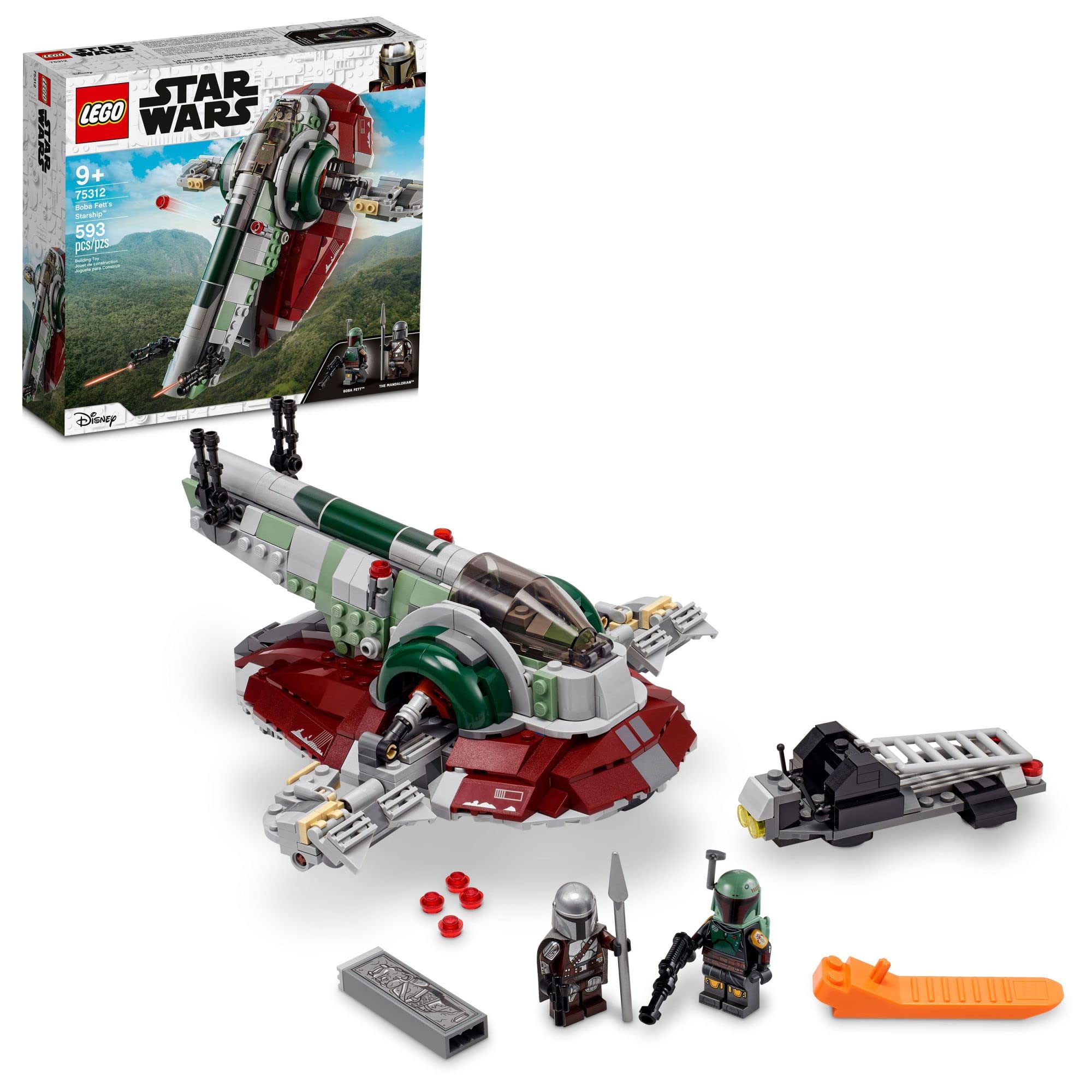 $31.19: 593-Piece LEGO 75312 Star Wars Boba Fett’s Starship