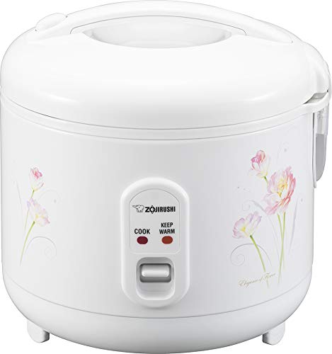 $104.40: Zojirushi NS-RPC10FJ Rice Cooker and Warmer, 5.5-Cup (Uncooked), Tulip