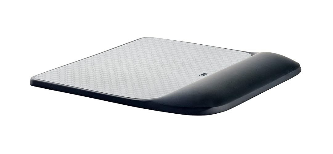 $12.96: 3M Precise Mouse Pad with Gel Wrist Rest, Extended, Black