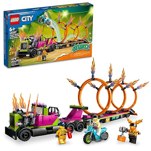 $25.43: LEGO City Stuntz Stunt Truck & Ring of Fire Challenge 60357