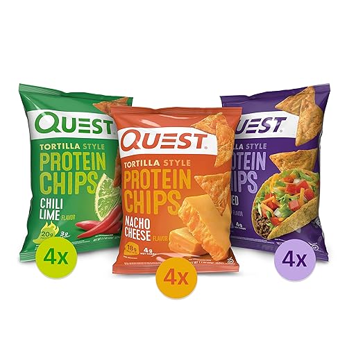 $17.09 /w S&S: Quest Nutrition Tortilla Style Protein Chips Variety Pack, 1.1 Ounce (Pack of 12)