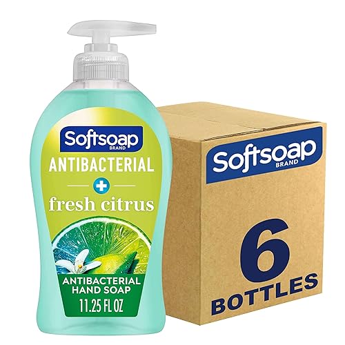 $11.27 /w S&S: Softsoap Antibacterial Liquid Hand Soap, Fresh Citrus Scent Hand Soap, 11.25 Ounce, 6 Pack