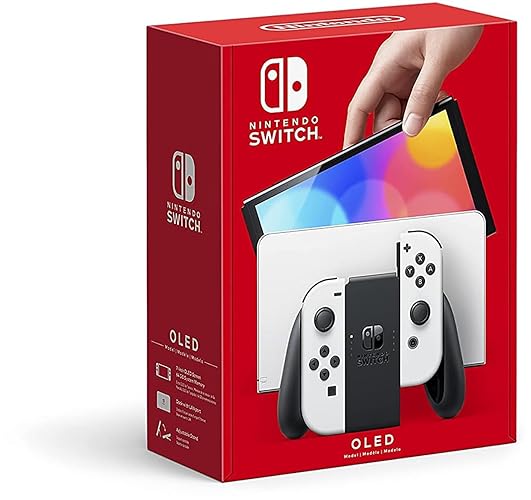 $324.00: Nintendo Switch – OLED Model w/ White Joy-Con