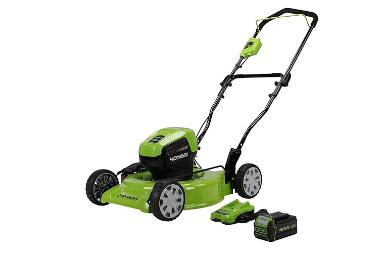 $187.49: Greenworks 40V 19" Brushless Lawn Mower, 4.0Ah Battery