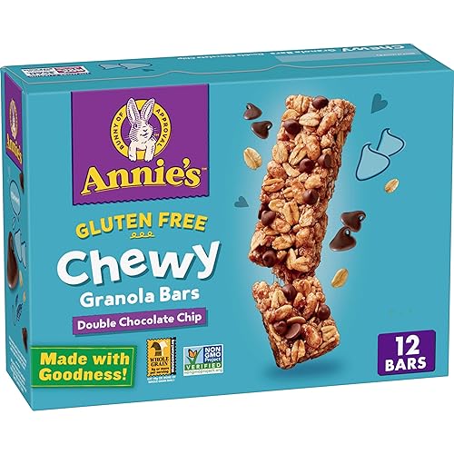 $5.39 /w S&S: Annie's Gluten Free Chewy Granola Bar, Double Chocolate Chip, 11.76 oz, 12 Bars