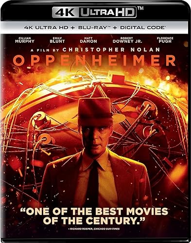 $22.99: Oppenheimer (4K Ultra HD + Blu-ray + Digital)