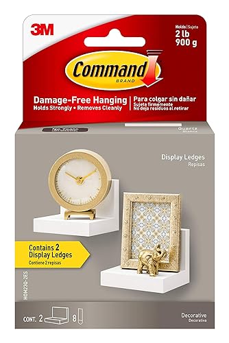 $10.19: 2-Count 4" Command Display Ledges (White)