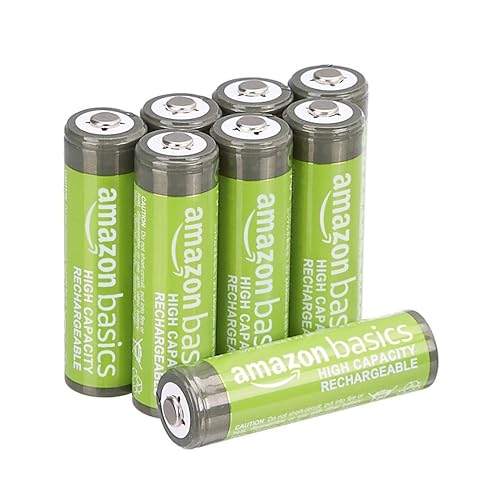 $11.64 /w S&S: Amazon Basics 8-Pack Rechargeable AA NiMH High-Capacity Batteries, 2400 mAh