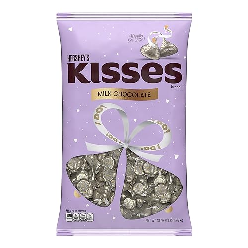 $18.25 /w S&S: HERSHEY'S KISSES Milk Chocolate Candy Bulk Bag, 48 oz