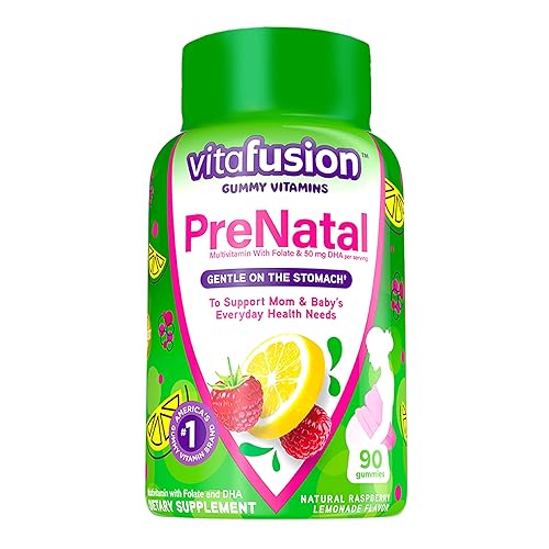 $4.74 /w S&S: vitafusion PreNatal Gummy Vitamins, Raspberry Lemonade Flavored, 45 Day Supply, 90 Count