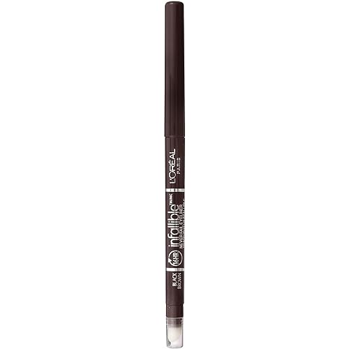 $4.32 /w S&S: L'Oreal Paris Makeup Infallible Never Fail Original Mechanical Pencil Eyeliner with Built in Sharpener, Black Brown, 1 Count
