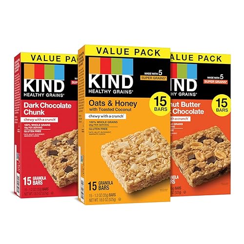 $14.90 /w S&S: KIND Healthy Grains Bars, Variety Pack, 45 Count