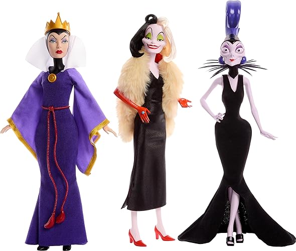 $31.99: Mattel Disney Villains Collection Official Fashion Dolls 3-Pack (Amazon Exclusive)