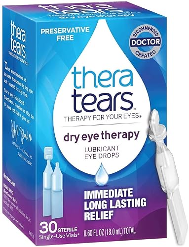 $5.75 /w S&S: TheraTears Dry Eye Therapy Lubricating Eye Drops for Dry Eyes, 30 Single-Use Vials