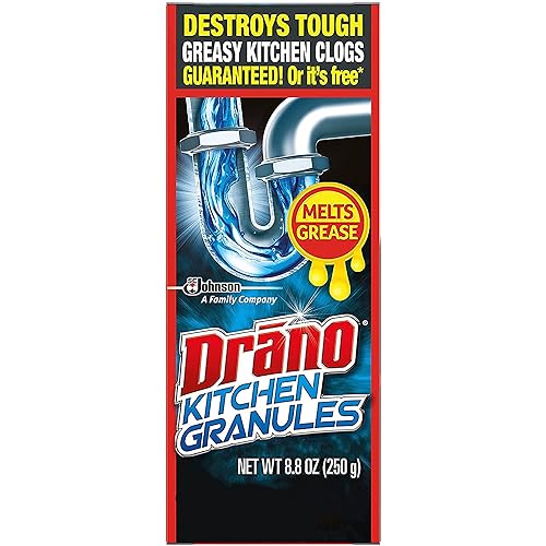 $3.15 /w S&S: Drano Kitchen Granules Drain Clog Remover and Cleaner, 8.8 oz