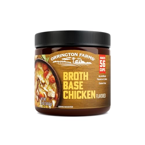 $16.64: Orrington Farms Chicken Flavored Broth Base & Seasoning, 12-Ounce (Pack of 6)